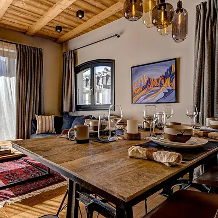Unique Luxury In Lägenhet Chamonix